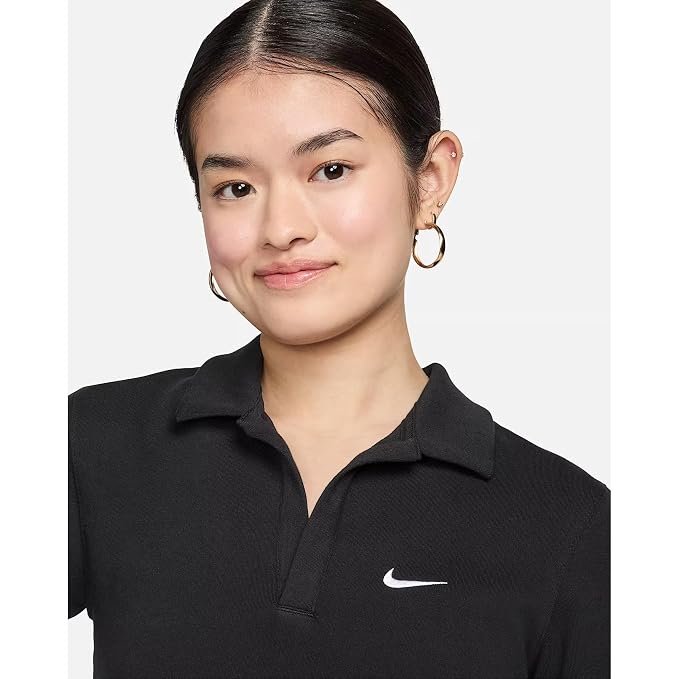 Nike Sportswear Essential Women's Short-Sleeve Polo T-SHIRT Material composition - Image 6
