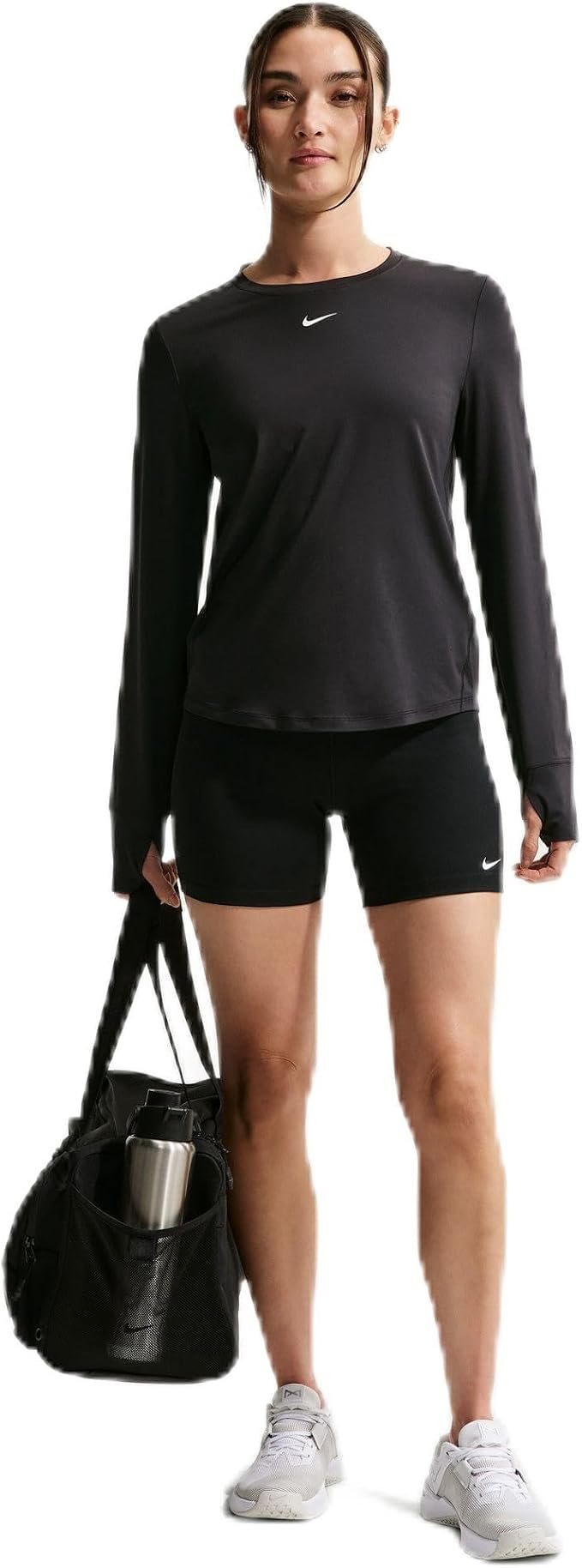 Nike Womens One Classic Ls Top Dri Fit Long Sleeve T-Shirt