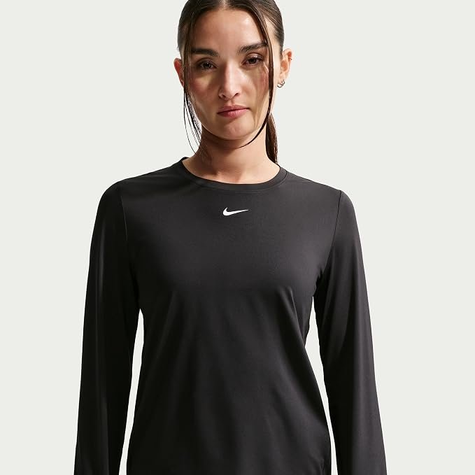Nike Womens One Classic Ls Top Dri Fit Long Sleeve T-Shirt - Image 3