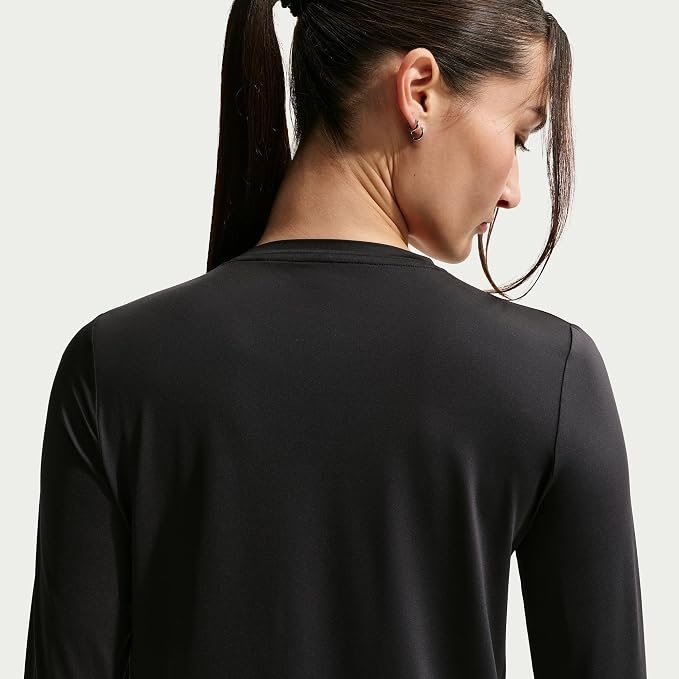 Nike Womens One Classic Ls Top Dri Fit Long Sleeve T-Shirt - Image 4